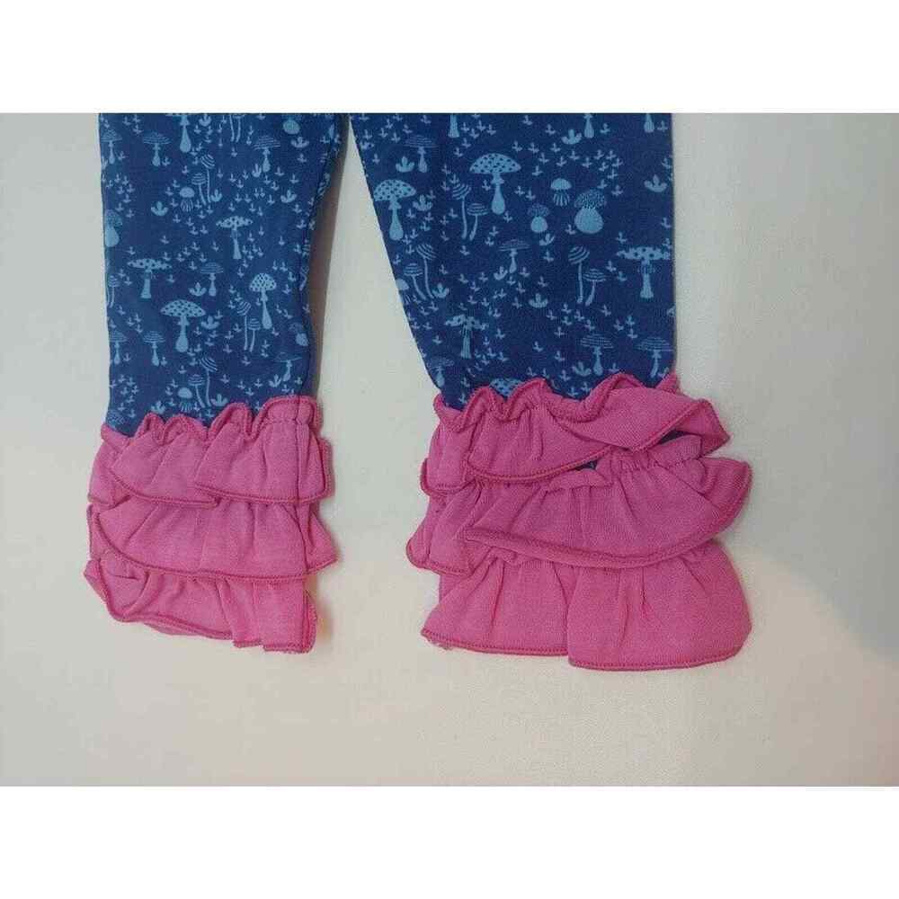 New Matilda Jane In My Element Ruffle Legging 3-6 months Make Believe Blue Pink - Picture 3 of 6